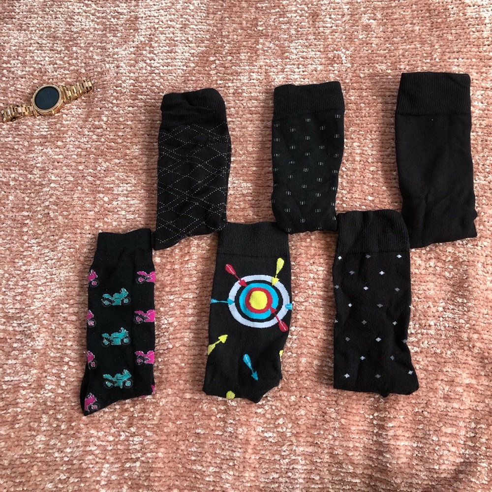 The Back To BLACK Pair Of Socks